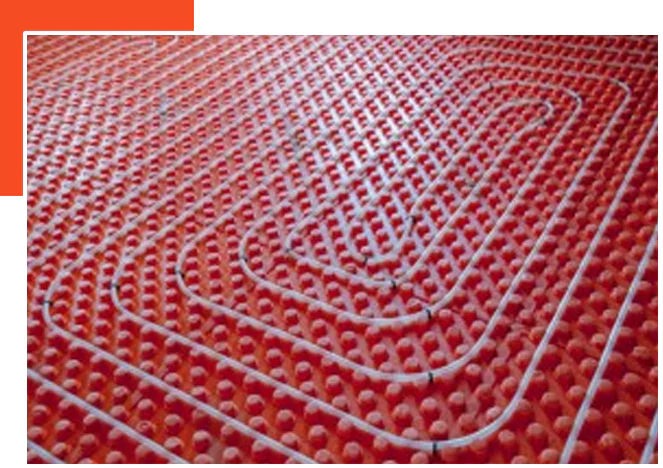 Radiant heating system repair